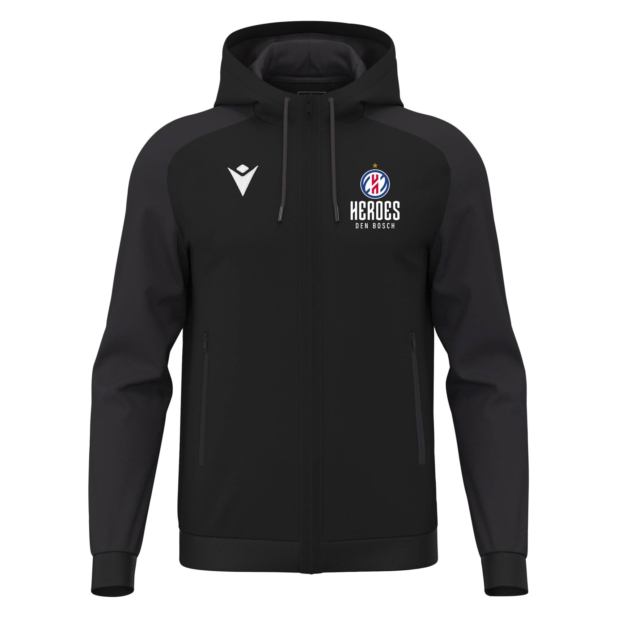 Heroes hoodievest CHRONOS zwart